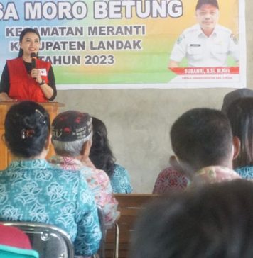 Desa Moro Betung Jadi Desa Ke Enam di Landak Launching ODF Stop BABS