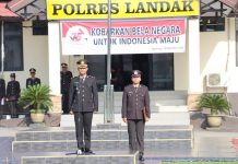 Polres Landak Gelar Upacara Peringati Hari Bela Negara Ke – 75