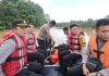 Bebit Air Sungai Landak Meningkat, Kapolres Turun Langsung Lakukan Pengecekan