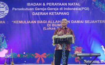 Sekda Ketapang Hadiri Natal Bersama PGI
