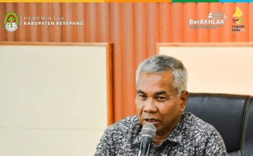 Bupati Martin Pimpin Rapat Koordinasi Penyampaian Hasil Penetapan Peta LP2B dan LCP2B