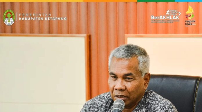 Bupati Martin Pimpin Rapat Koordinasi Penyampaian Hasil Penetapan Peta LP2B dan LCP2B