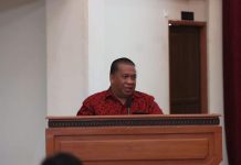 Heri Saman Buka Muscab Pergakri III Kabupaten Landak