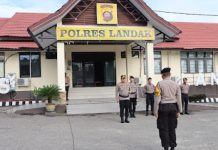 Polres Landak Gelar Upacara Peringati Hari Kesadaran Nasional