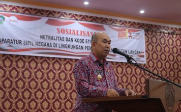 Samuel Tekankan Netralitas dan Kode Etik ASN Pemkab Landak Pada Pemilu 2024