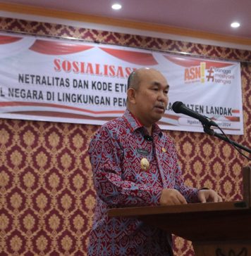 Samuel Tekankan Netralitas dan Kode Etik ASN Pemkab Landak Pada Pemilu 2024