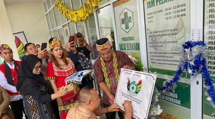 Puskesmas Balai Pinang Hulu Ketapang Diresmikan