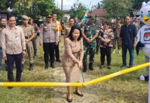 KPU Landak Adakan Simulasi Pemungutan dan Penghitungan Suara di Kecamatan Air Besar
