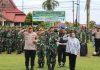 Apel Gelar Kesiapan Pemilu, Wilayah Jajaran Korem 121/ABW