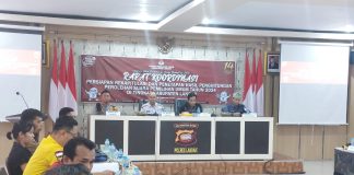 KPU Landak Gelar Rakor Lintas Sektor Persiapan Rekapitulasi dan Penetapan Hasil Perhitungan Suara Tingkat Kabupaten