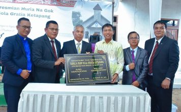 Gereja HKBP Sola Gratia Ketapang Diresmikan, Ini Harapan Bupati Martin Rantan