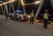 Antisipasi Tindak Kriminalitas dan Aksi Perang Sarung Polisi Lakukan Patroli