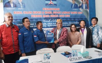 Daftar Sebagai Calon Bupati Landak Ke Demokrat, Heri Saman : Saya Sudah Lapor ke DPC dan DPD