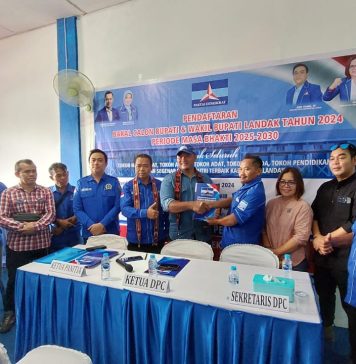 Vinsensius dan Markus Amid Mantap Calonkan Diri Sebagai Bupati dan Wakil Bupati Landak