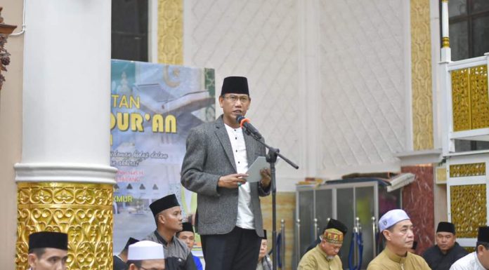Wabup Farhan Hadiri Peringatan Nuzulul Qur’an Masjid Agung Al-Ikhlas Ketapang