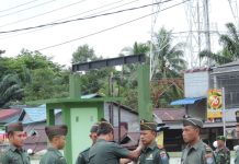 Anggota Kodim 1210/LDK Naik Pangkat, Dandim : Semoga Menjadi Motivasi Meningkatkan Kinerja