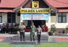 Kapolres Landak Persilahkan Warga Titip Barang Berharga Ke Polsek dan Polres Saat Mudik Lebaran