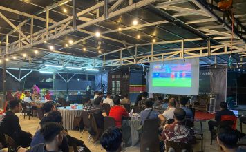 Gelar Nonton Bareng, Kapolres Landak Apresiasi Semangat Garuda Muda Bertanding