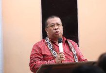Heri Saman Apresiasi Semangat Gotong Royong Warga Tapis Tembawang Bangun Gereja