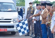 244 Calon Jemaah Haji Ketapang Diberangkatkan Menuju Pontianak