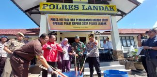 Senjata Api Rakitan, Miras Hingga Petasan Hasil Ops Pekat Kapuas 2024 Dimusnahkan