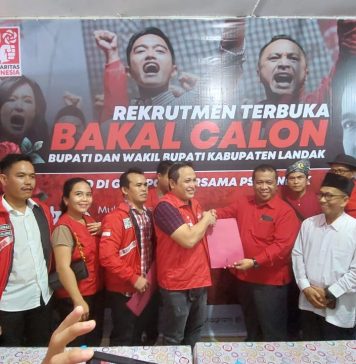 Daftar Bacalon Bupati Landak Ke PSI, Heri Saman Puji Pencapaian PSI Pada Pemilu 2024 di Landak