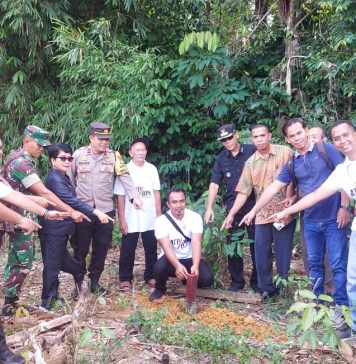 Kementerian ATR/BPN Patok Tanah Ulayat Masyarakat Hukum Adat Binua Laman Garoh