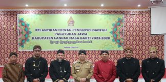 Pengurus Paguyuban Jawa Landak Dilantik