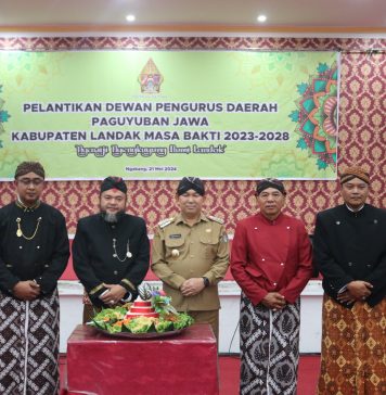 Pengurus Paguyuban Jawa Landak Dilantik