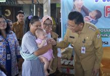 Tim TPPS Pusat Intervensi Penurunan Stunting di Posyandu Cemara