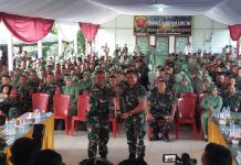 Gagalkan Penyelundupan Sabu Hingga Kendaraan Mewah, Pangdam XII/TPR Puji Prestasi Satgas Pamtas RI-Malaysia