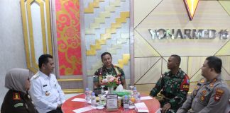 Gutmen Sambut Kunjungan Kerja Pangdam XII/Tanjungpura