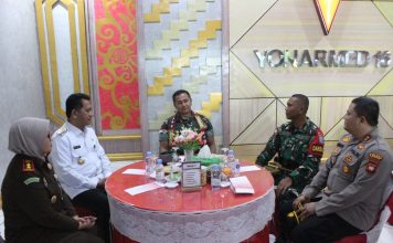 Gutmen Sambut Kunjungan Kerja Pangdam XII/Tanjungpura