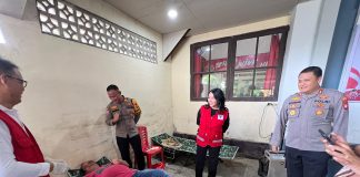 Gandeng PMI, Polres Landak Gelar Bakti Sosial Donor Darah