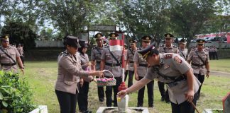 Polres Landak Laksanakan Ziarah di Makam Juang