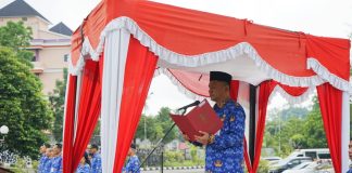 Upacara Kesadaran Nasional, Gutmen Ingatkan ASN Disiplin Dalam Bekerja
