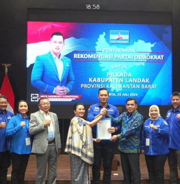 Karolin-Erani Terima Surat Rekomendasi Dari DPP Demokrat