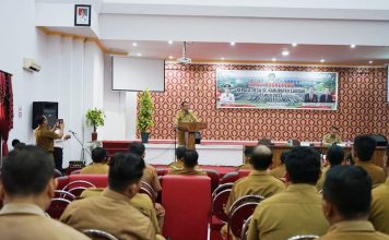 Rakor Kepala Desa se Kabupaten Landak, Gutmen Ingatkan Kades Beri Pelayanan Terbaik ke Masyarakat