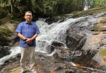 Gutmen Kagum Keindahan Objek Wisata Riam Angan
