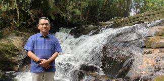 Gutmen Kagum Keindahan Objek Wisata Riam Angan