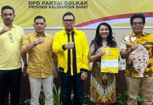 Golkar Beri Rekom Karolin-Erani Maju Pilkada Landak
