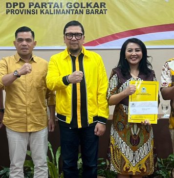 Golkar Beri Rekom Karolin-Erani Maju Pilkada Landak