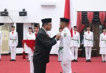 30 Anggota Paskibraka Landak Dikukuhkan