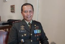 Dandim 1210/LDK Apresiasi Agenda Bakti Sosial Penanaman Pohon di Air Terjun Riam Dait Rangkaian HUT IWO Ke-12
