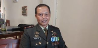 Dandim 1210/LDK Apresiasi Agenda Bakti Sosial Penanaman Pohon di Air Terjun Riam Dait Rangkaian HUT IWO Ke-12