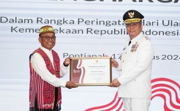 Pemkab Landak Terima Penghargaan Capaian Target Realisasi Investasi Penananam Modal