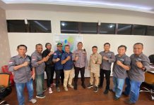 Kapolres Landak Apresiasi Agenda Penanaman Pohon di Air Terjun Riam Dait Rangkaian HUT IWO