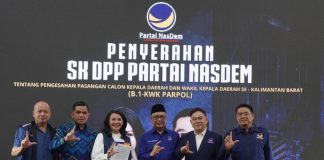 Terima SK Dari DPP Nasdem, Karolin-Erani Siap Daftar Ke KPU