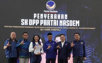 Terima SK Dari DPP Nasdem, Karolin-Erani Siap Daftar Ke KPU