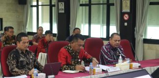 Pj. Bupati Landak Ikuti Evaluasi Kinerja Oleh Inspektorat Jendral Kemendagri RI